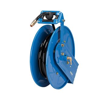 Hose reel for compressed air / water, PU hose ø 10x6.5, 10 m