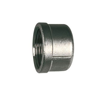 Closing cap, round, G 1/8, Diameter 14.6, Stainless steel 1.4408