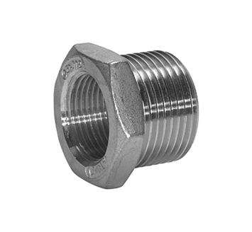 Reducing nipple, Hexagonal, G 1/4 o., G 1/8 i., AF 17