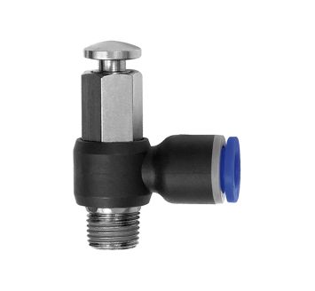 Quick-exhaust valves, manually operated »Blue Series«, R 1/8 o.