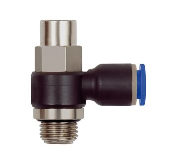 Throttle check valve »Blue Series«, Discharge throttle, M5 o.