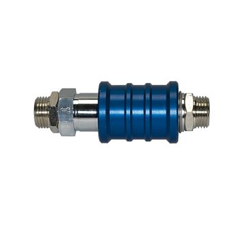 Manual sliding valve, G 1/8 ET, AF 14, PN max. 10 bar