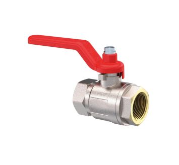 Ball valve, Standard type, IT/IT, nickel-plated brass, G 1/4