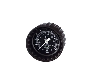 Pressure gauge, 0 - 4 bar/50 psi, Ø 80 mm, for plugging