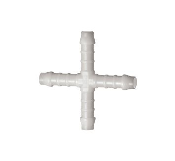 Cross-connection supports, for hose I.D. 4 mm, POM