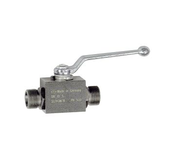Ball valve, High pressure design, Lightweight series, M12x1.5