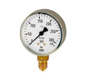 Pressure gauge neutral gases, G1/4 radial bottom,0-400 bar,Ø63 mm