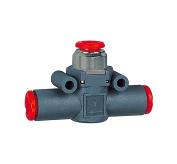 Quick relief valve »lineonline«, Controlled venting, for hose Ø 4