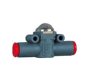 Quick relief valve »lineonline«, with silencer, for hose Ø 4 mm