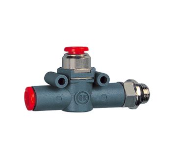 Quick relief valve, Contr. venting, M5 (outlet), hose 4 (inlet)