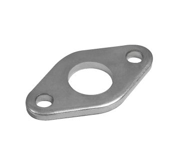 Flange fastening, ISO 6432, Piston Ø 12-16, galvanised steel