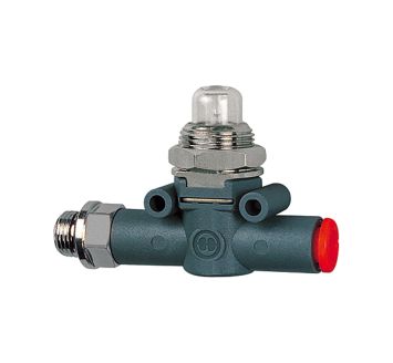 Pressure display »lineonline«, Thread - hose, G 1/8, for hose Ø 6
