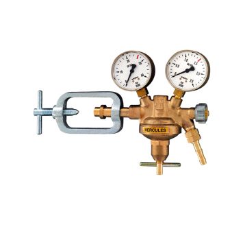 Flange pressure controller 25 bar, Acetylene, 0 - 1.5 bar