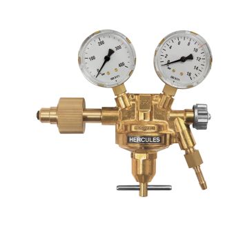 Flange pressure controller 300 bar, Oxygen, 0 - 10 bar