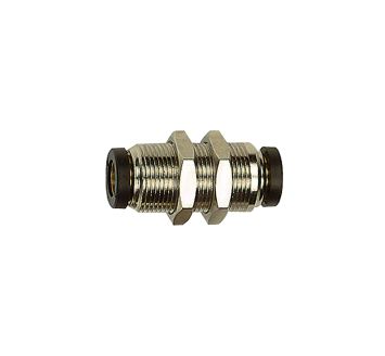 Straight push-in bulkhead connector »click-clock«, M8x0.75