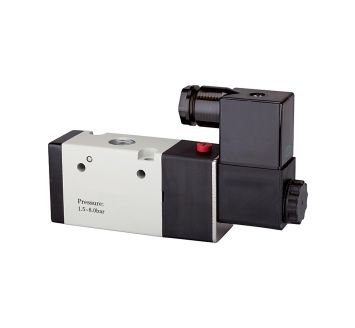 3/2-way valve, electropneumatic, »3V«, monostable, NO, 24 V DC