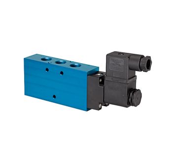 5/2-way valve, Single-sided electromagnetic, monost. G1/4 24VDC