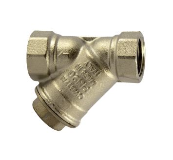 Dirt strainer nickel-plated brass, G 1/4, DN 8, mesh width 0.5 mm
