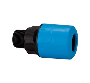 Straight screw-in fitting PP, G 1 o., for hose exterior Ø 32 mm