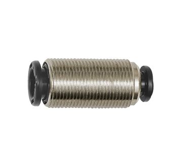 Straight push-in connector reducing »click-clock«, M13x1