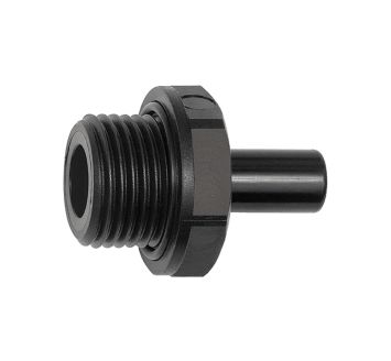 Screw-in support POM, G 1/8, for hose exterior Ø 4 mm