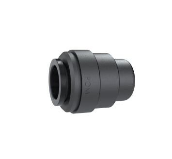 End piece for pipe connection, for pipe exterior Ø 12 mm, POM