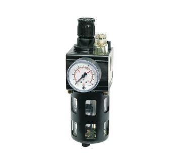 Combi-service unit, Protective cage, Size 1, G 1/4, 0.5 - 10 bar