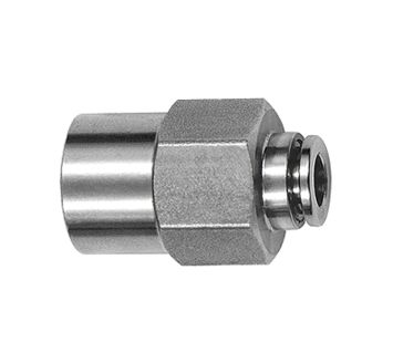 Straight push-in fitting, G 1/2 i., for hose exterior Ø 10 mm