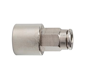 Straight push-in fitting »metallica« G 1/8 i., hose exterior Ø 4
