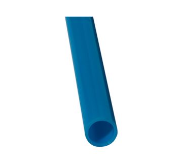 Plastic pipe, PA 12, blue, Pipe Ø 12x9, Length 3 m