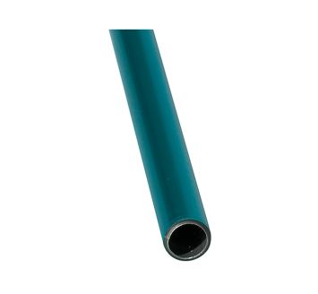 Aluminium pipe, blue, Pipe Ø 15x13, PU 10 pcs., Length 3 m