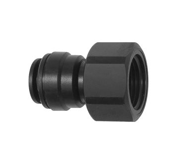 Screw-on connection POM, G 1/8, for hose exterior Ø 4 mm