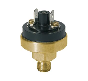 Pressure switch low pressure range, Brass, M10x1, 0.2 - 1.5 bar