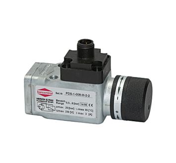 Pressure switch, Changeover contact, Special die cast, 0,2-2 bar