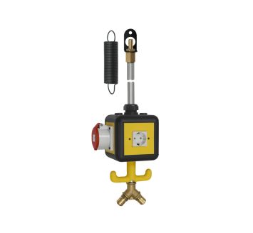 Supply unit, 3 SchuKo sockets and 1 CEE shaped socket