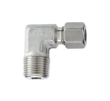 Angled screw-in fitting, R 1/8 o., Pipe exterior Ø 4 mm