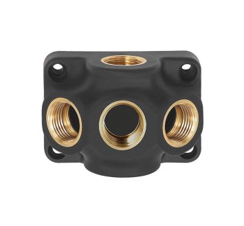 End distributor, input G 1/2, connection 3 x G 1/2