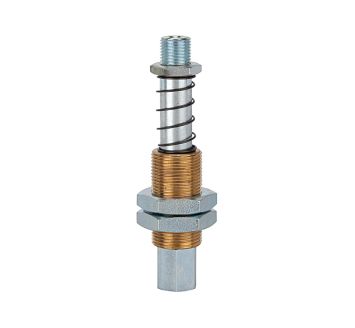 Spring plunger, Suction connection M3 IT, Spring travel 5 mm