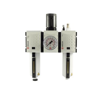 Service unit 3-part »FUTURA«, Metal, Size 1, G 1/4, 0.1-1, Semi