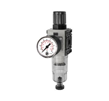 Filter regulator »FUTURA-mini« PC container, Size 0, G 1/4, 0.1-4