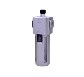 Mist oiler »GA«, PC container, Protective cage, Size 300, G 1/4