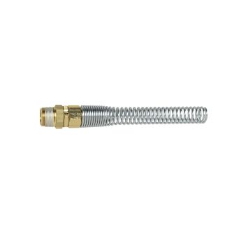 Rotating fitting, kink protection spring, R 1/8, Hose Ø 5x3