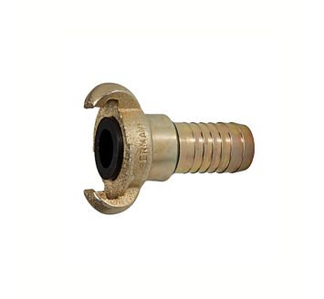 Jaw coupling with hose connection, I.D. 13 (1/2), rotating