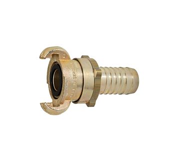 Safety jaw coupling with hose connection, I.D. 13 (1/2), DN 10