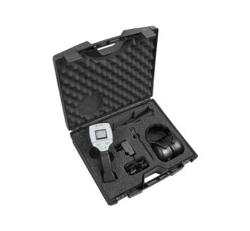 Leak detector incl. accessories in a practical case