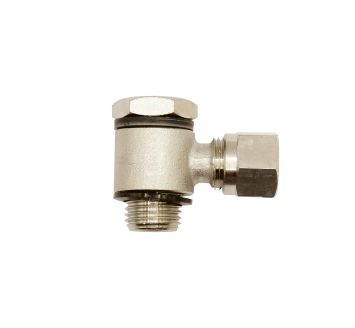 Pivoting angled fitting, G 1/8 o., Pipe exterior Ø 6 mm