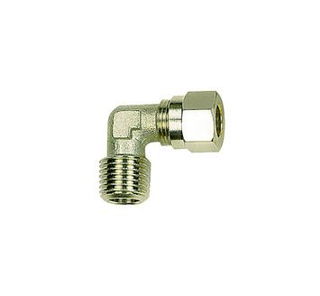 Angled screw-in fitting, R 1/8 o., Pipe exterior Ø 4 mm