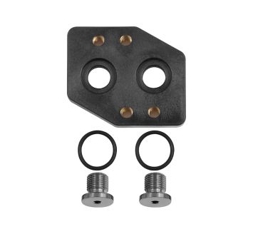 NAMUR adaptor for angle seat valve series 3362 and 3363, G1/2-G2