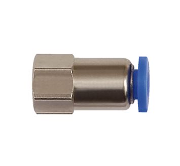 Straight push-in fitting »Blue Series« mini, M3 i., hose ext. Ø 3