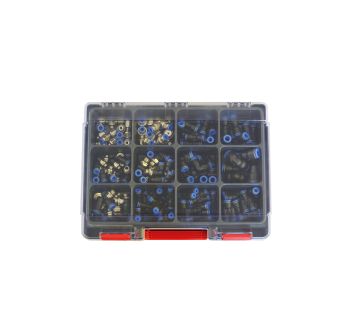 Assortment box plug connectors »Blue Series«, reduced assortment